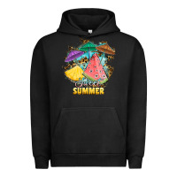 Pigment Black sweet summer watermelon pineapple fruits Urban Hoodie - RanaPortraitStore
