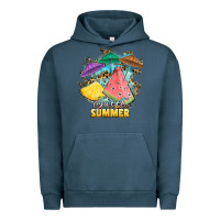 Pigment Midnight Navy sweet summer watermelon pineapple fruits Urban Hoodie - RanaPortraitStore
