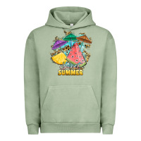 Pigment Oil Green sweet summer watermelon pineapple fruits Urban Hoodie - RanaPortraitStore
