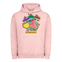 Sweet Summer Watermelon Pineapple Fruits Urban Hoodie | Teevron
