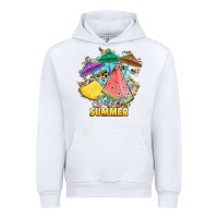 White sweet summer watermelon pineapple fruits Urban Hoodie - RanaPortraitStore