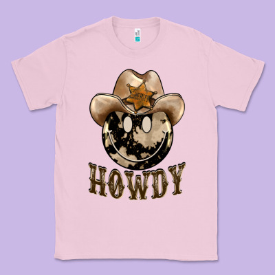 Howdy Smiley Face Classic Tee Designed By Barkaloodesign