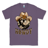 Lavender howdy smiley face Classic Tee - BarkalooDesign