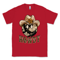 Red howdy smiley face Classic Tee - BarkalooDesign