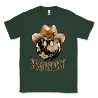 Sports Green howdy smiley face Classic Tee - BarkalooDesign