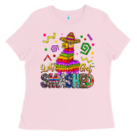 Bubblegum Pink Let's Get Smashed Ladies Tee - CowhideDigitalArt