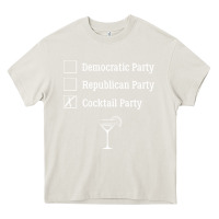 Cream democratic republican cocktail party funny Heavy Core Tee - artisFamous