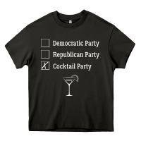 Asphalt democratic republican cocktail party funny Heavy Core Tee - artisFamous