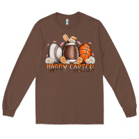 Chestnut happy easter day eggs Long Sleeve Tee - RacoonDesign