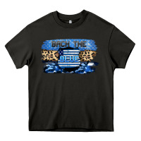 Asphalt Back the blue Heavy Core Tee - FaDigitalArtStudio