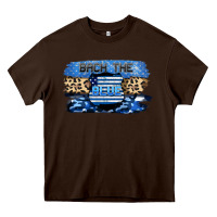 Back The Blue Heavy Core Tee | Teevron