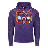 Cloud Purple american flag gnomes star leopard glitter tumbler Vintage Hoodie - Artiststas