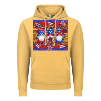 Vintage Mustard american flag gnomes star leopard glitter tumbler Vintage Hoodie - Artiststas