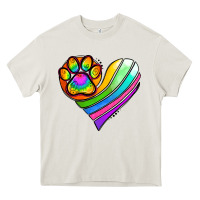 Cream Pride Heart Heavy Core Tee - Jasminsmagicworld