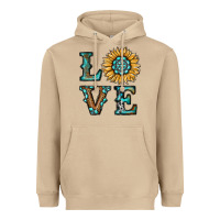 Mushroom sunflower love Heavyweight Hoodie - RanaPortraitStore