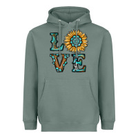 Sage sunflower love Heavyweight Hoodie - RanaPortraitStore