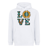 White sunflower love Heavyweight Hoodie - RanaPortraitStore