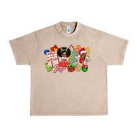 French Oak Noel Afro Girl Baby Urban Heavy Tee - CowhideDigitalArt