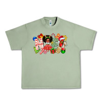 Oil Green Noel Afro Girl Baby Urban Heavy Tee - CowhideDigitalArt