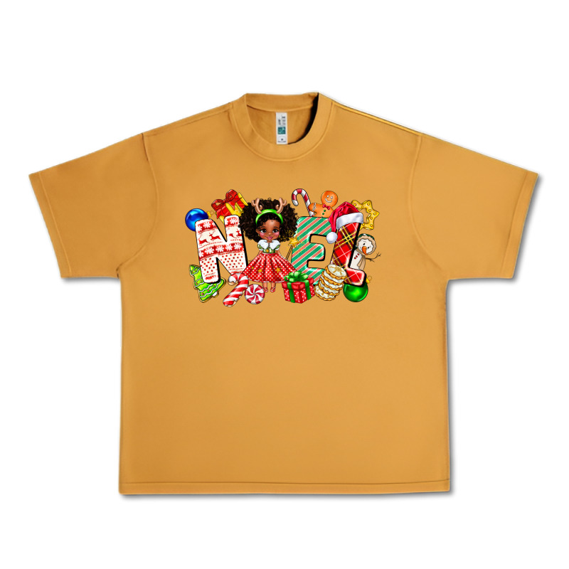 Noel Afro Girl Baby Urban Heavy Tee by CowhideDigitalArt | Teevron