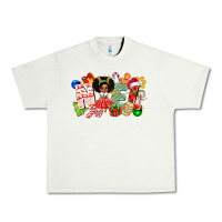 Pistachio Noel Afro Girl Baby Urban Heavy Tee - CowhideDigitalArt