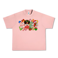 Salmon Noel Afro Girl Baby Urban Heavy Tee - CowhideDigitalArt