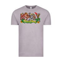 Vintage Zinc Merry Christmas Vintage Tee - CowhideDigitalArt