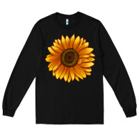 Black Soraya Sunflower Long Sleeve Tee - LillyAllenDesigns
