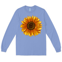Colony Blue Soraya Sunflower Long Sleeve Tee - LillyAllenDesigns
