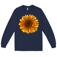 Navy Soraya Sunflower Long Sleeve Tee - LillyAllenDesigns