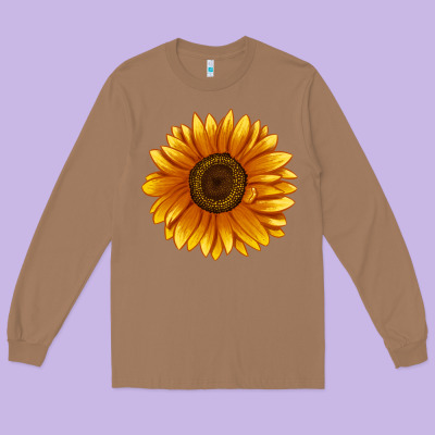 Soraya Sunflower Long Sleeve Tee Designed By Lillyallendesigns
