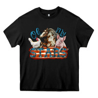 Black Oh my stars farm animals Heavy Core Tee - FaDigitalArtStudio