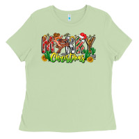 Matcha Merry Christmas Ladies Tee - CowhideDigitalArt