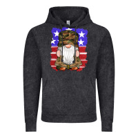 Vintage Arctic military gnomes boots american flag Vintage Hoodie - Artiststas