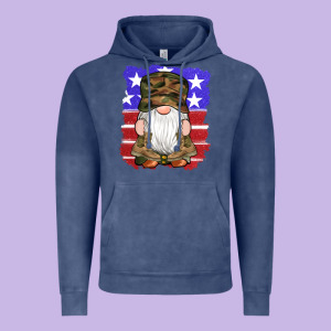 Military Gnomes Boots American Flag Vintage Hoodie Designed By Artiststas