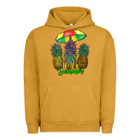 Pigment Peanut Butter hello summer pineapples Urban Hoodie - RanaPortraitStore