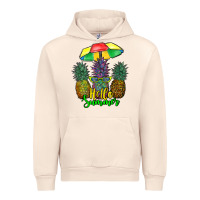 Sandshell hello summer pineapples Urban Hoodie - RanaPortraitStore