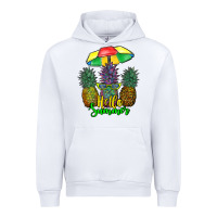 White hello summer pineapples Urban Hoodie - RanaPortraitStore