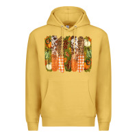 Antique Gold fall brushstrokes Premium Hoodie - BarkalooDesign