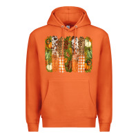 Carrot fall brushstrokes Premium Hoodie - BarkalooDesign
