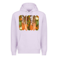Lilac fall brushstrokes Premium Hoodie - BarkalooDesign