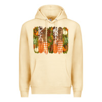 Pina Colada fall brushstrokes Premium Hoodie - BarkalooDesign