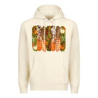 Sandshell fall brushstrokes Premium Hoodie - BarkalooDesign