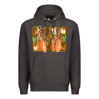 Smoke fall brushstrokes Premium Hoodie - BarkalooDesign