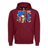 Burgundy Just Here For The Light Zipper Hoodie - Jasminsmagicworld