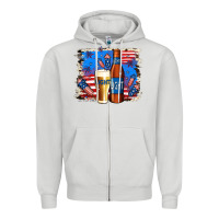 Dove Grey Just Here For The Light Zipper Hoodie - Jasminsmagicworld