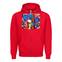 Red Just Here For The Light Zipper Hoodie - Jasminsmagicworld