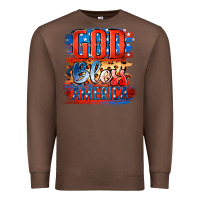 Chestnut God Bless America Premium Sweatshirt - Jasminsmagicworld