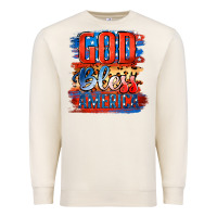 Sandshell God Bless America Premium Sweatshirt - Jasminsmagicworld