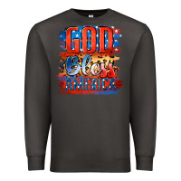Smoke God Bless America Premium Sweatshirt - Jasminsmagicworld
